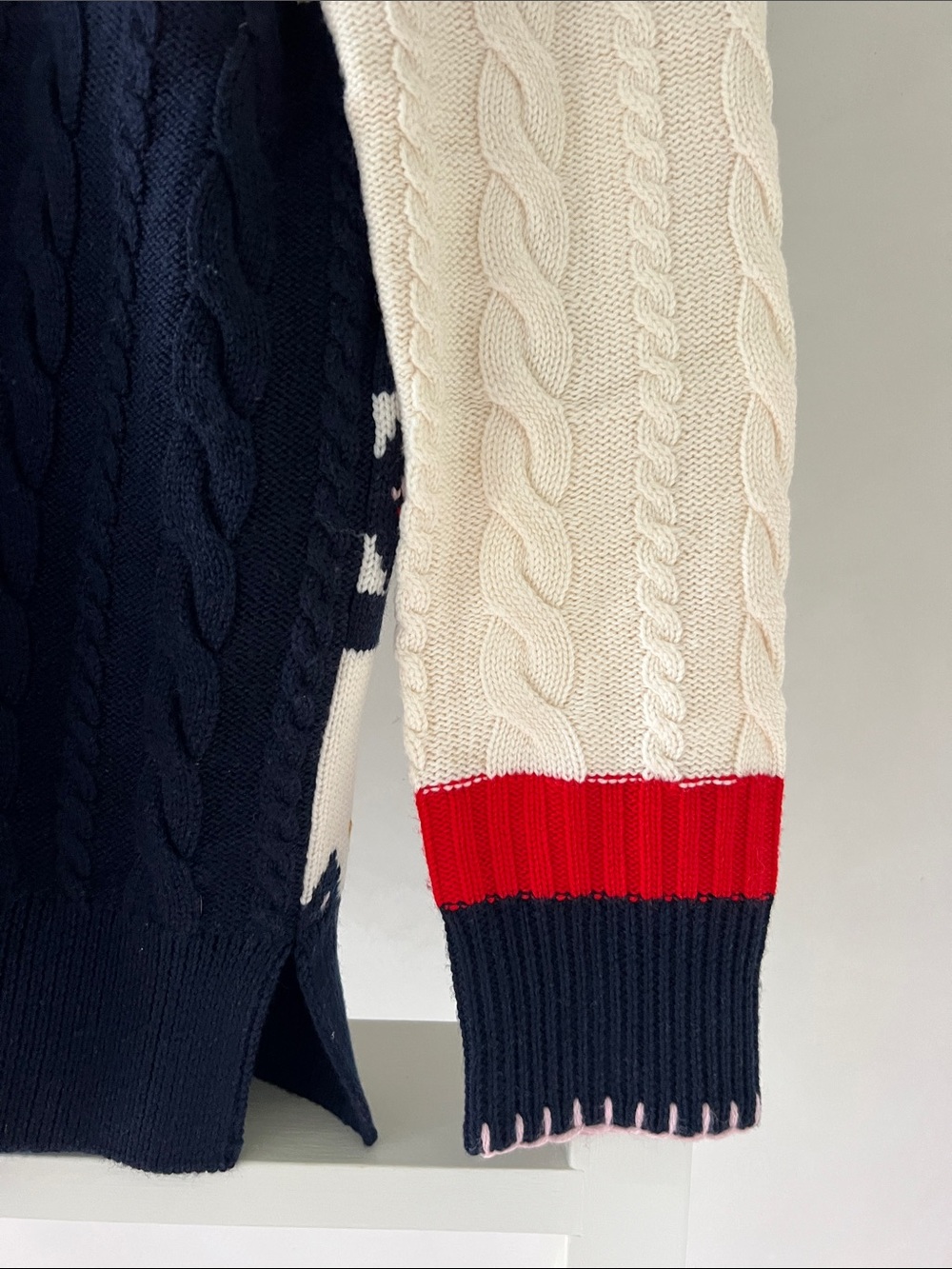 RARE La Ligne La Ligne Courchevel Alpine Merino Wool Cardigan - Picture 3 of 6